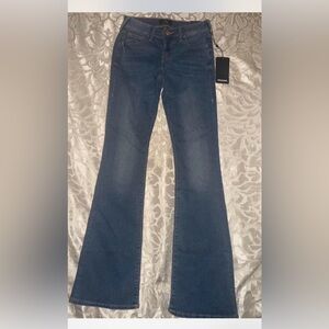 True Religion Indigo Wide Leg Jeans